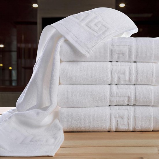 Set 5 Prosoape-Bumbac 100%, 50×90 cm,  Alb, PCG-056 Horeca