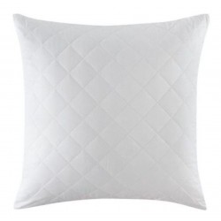 Perna cu umplutura de puf siliconat, antialergica, 70 x 70 cm, Alb, PDA-003