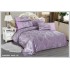 Lenjerie de pat Catifea, Imprimeu Relief, 6 Piese, Lila, LCI-004
