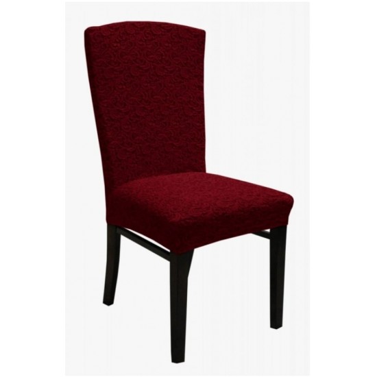 Huse elastice pentru scaune, set 6 bucati, jacquard Huse scaun