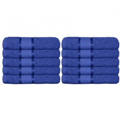 Set 10 Prosoape, Bumbac 100%, 50×90 cm,400g, Albastru, PCG-005