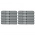 Set 10 Prosoape, Bumbac 100%, 50×90 cm,400g, Gri, PCG-004