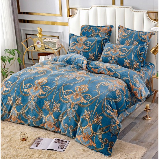 Set Lenjerie Cocolino 6 Piese Pat Dublu Verde – Model Elegant, Moale și Călduroasă, LCD-010 Lenjerii Cocolino 6 piese Set Lenjerie Cocolino 6 Piese Pat Dublu Verde – Model Elegant, Moale și Călduroasă, LCD-010 Lenjerii Cocolino 6 piese