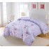 Pilota Matlasata 200x230 cm, Lila-Multicolor, flori, PPL-006