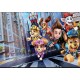 Covor Camera Copii, Antiderapant, Model cu Albastru/Gri/Rosu, Paw Patrol, CAM-032 Covorase educative copii 80x150