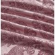 Lenjerie de pat cu elastic si pilota inclusa, bumbac tip jacquard, pat dublu, 7 piese, Roz inchis, PJD-04 Pilote Jacquard 7 piese