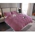 Lenjerie Cocolino Fluffy pat dublu 4 piese, mov, LFF-015