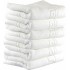 Set 6 Prosoape-Bumbac 100%, 70×130, Alb, PCG-063