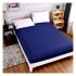 Cearșaf cu elastic 180x200 cm din damasc finetat–albastru, LFD-002
