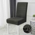 Set 6 Huse Universale pentru Scaun Elastice – Model Gri Închis Uni, HSJ-017
